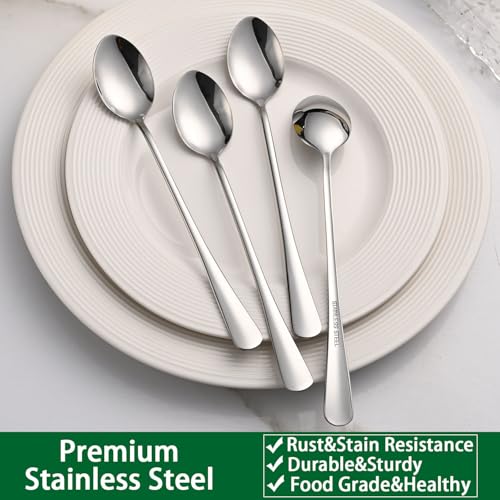 7.5 Inches Stainless Steel Iced Tea Spoons (8 Count)