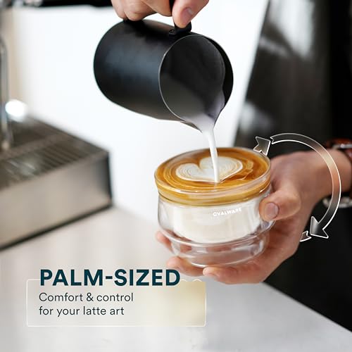 Double Wall Latte Art Cups 8.5oz (2 Count)