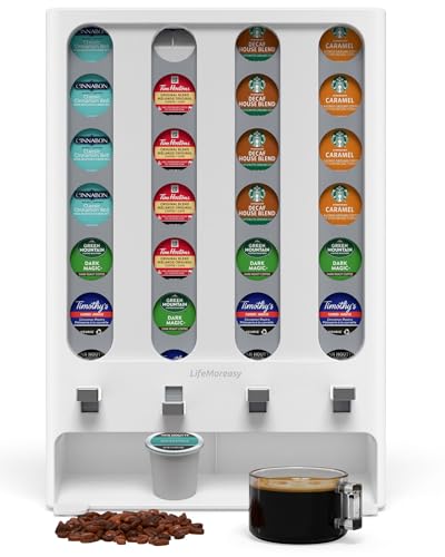 K Cup Holder Creative Coffee Pods Storage Stand Vending (28 Count)