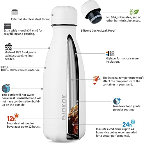 12 oz Small Insulated Water Bottle