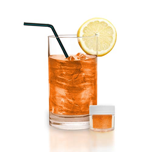 Orange BREW GLITTER Edible Glitter For Drinks