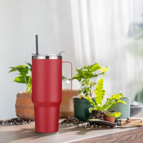 40 oz Stainless Steel Tumbler with Handle