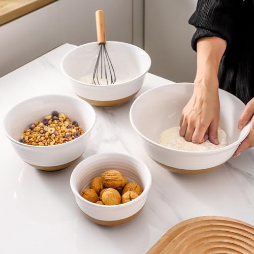 Ceramic Serving Bowls Set of 4 (4 Count)