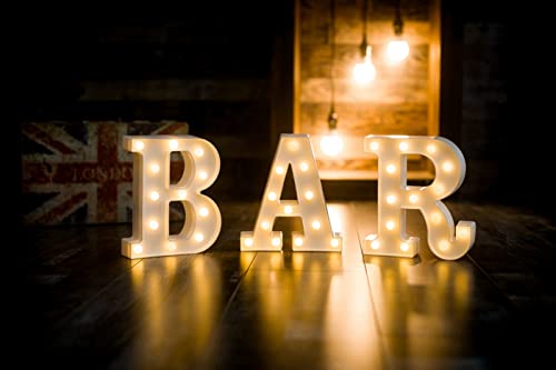 LED Letter Lights Sign Marquee Light Up Letters Sign for Night Light Wedding