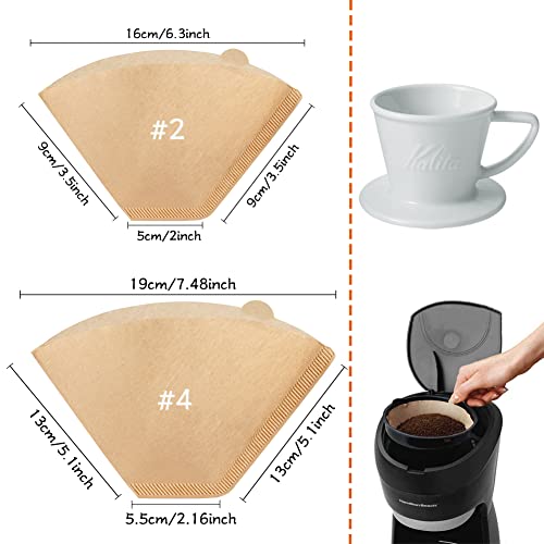 4 Cone Coffee Filters (200 Count)