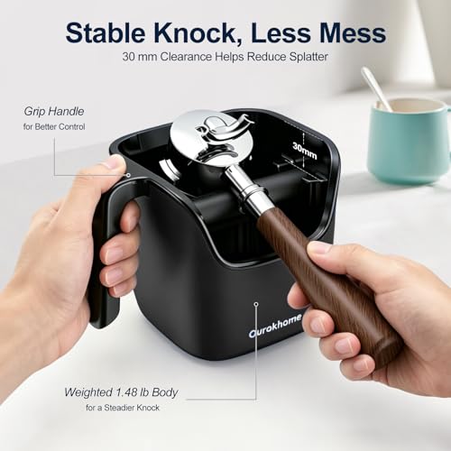 Espresso Knock Box with Lid
