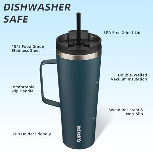 26oz Insulated Tumbler with Handle