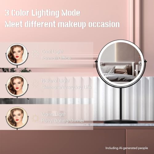 8” Lighted Makeup Mirror