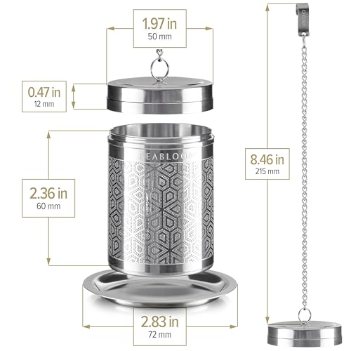 Elegant Stainless Steel Loose Leaf Tea Infuser