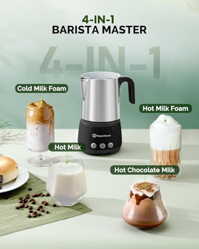 16.9OZ BasicFro 500 Electric Milk Steamer and Frother