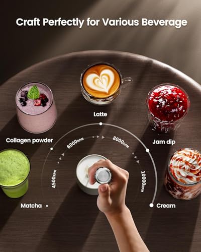 LunaFro Max Rechargeable Milk Frother