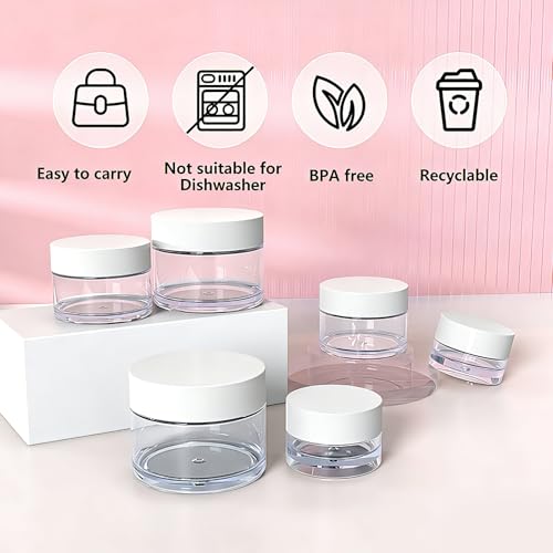 Travel Size Containers 3 Size 0.17 (6 Count)