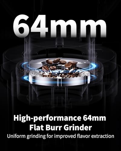 64mm Flat Burr Coffee Grinder