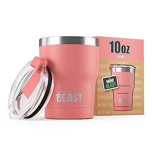 Beast 10 oz Tumbler Stainless Steel Vacuum Insulated Coffee Ice Cup Double Wall Travel Flask