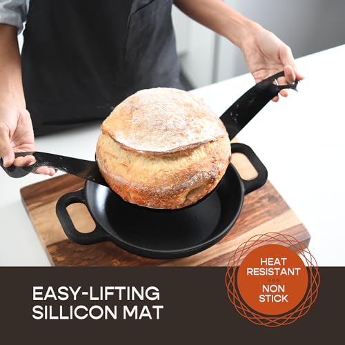 Enameled Cast Iron Dutch Oven for Sourdough Bread Baking