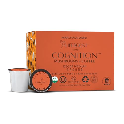 Cognition Decaf Mushroom Coffee Pods (10 Count)