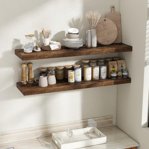 12 Inch Deep Floating Shelves (2 Count)