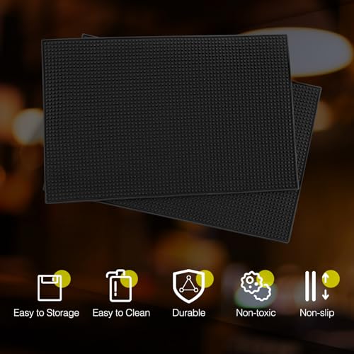 6 Pcs Bar Mat 6 X 12 Inch