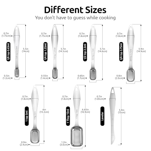 Narrow Square Measuring Spoons