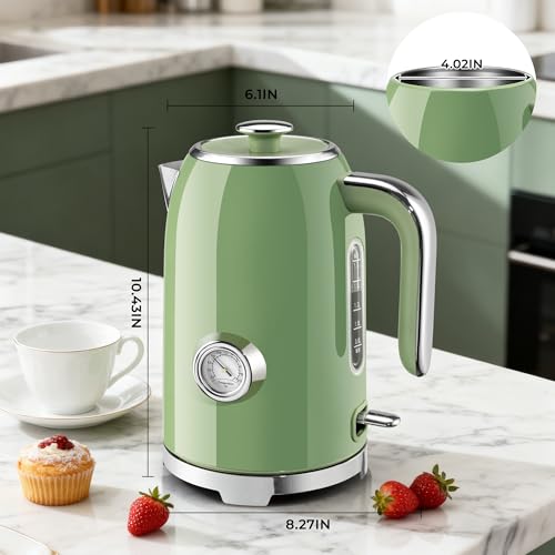 57oz Electric Kettle with Thermometer
