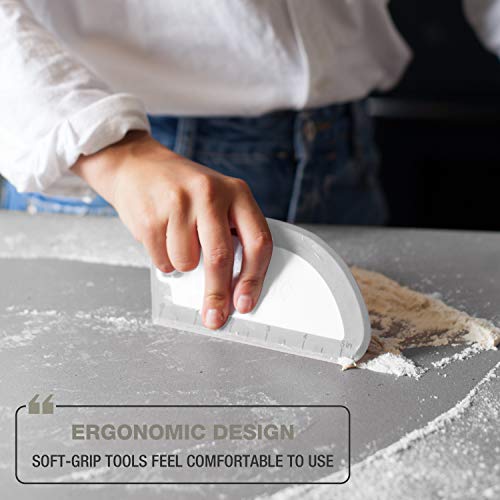Artisan Bread Whisk and Bench Scraper Duo (2 Count)