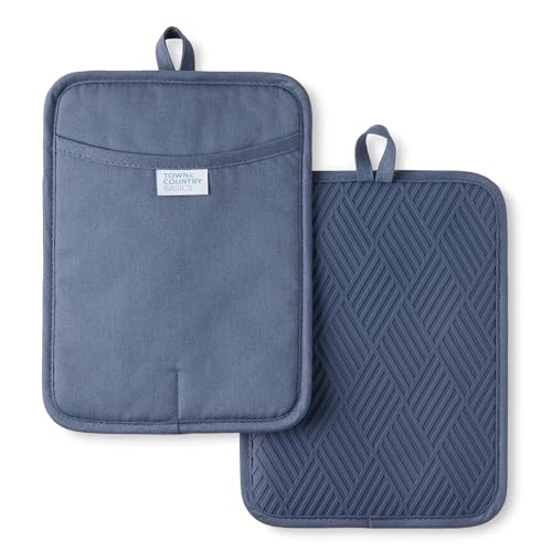 Basketweave Soft Silicone Pot Holder 2 (2 Count)