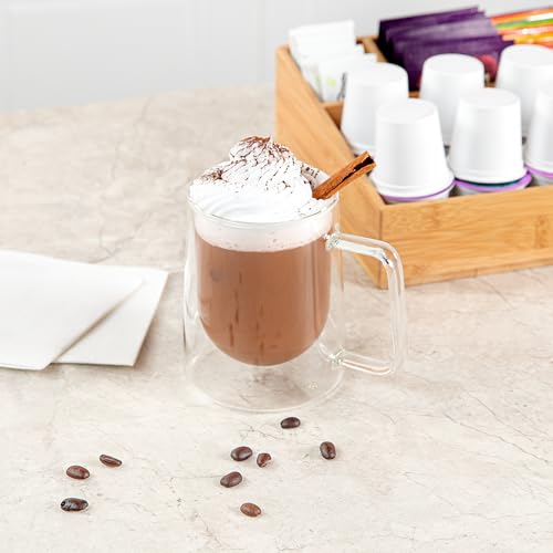 10 oz Professional Glass Coffee Mug (2 Count)
