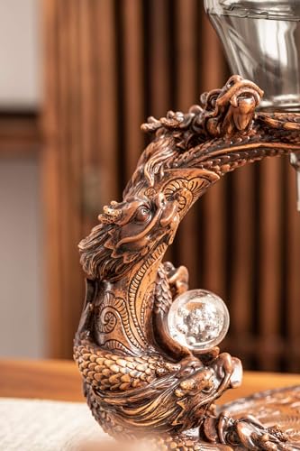 Glass Teapot Set with Infuser Semi Automatic Dragon Tea Set