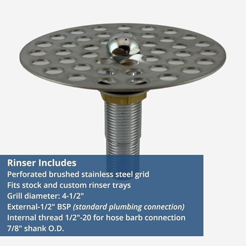 Commercial Stainless Steel Glass Rinser
