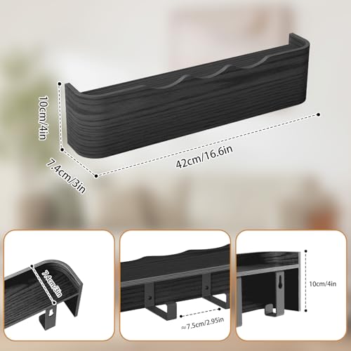 Wall Mounted Coat Rack with Shelf