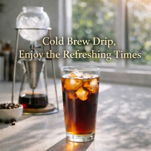 Iced Coffee Cold Brew Drip Coffee Maker Stainless Steal