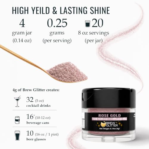 Brew Glitter Edible Glitter for Drinks