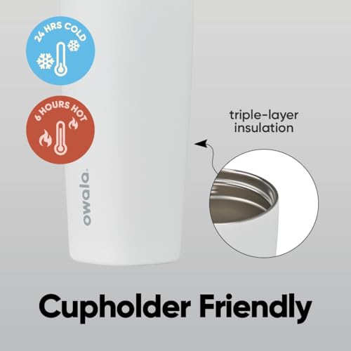 SmoothSip Slider Insulated Stainless Steel Coffee Tumbler