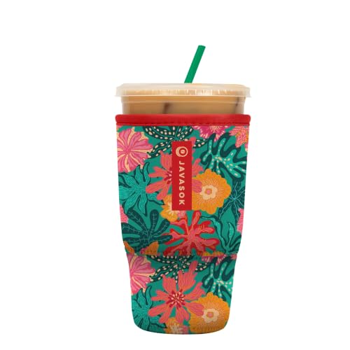 JavaSok Iced Coffee & Cold Soda Insulated Neoprene Cup Sleeve