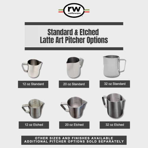 12oz Stainless Steel Latte Art Pitcher