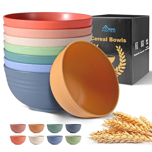 BPA Free Unbreakable Wheat Straw Cereal Bowls