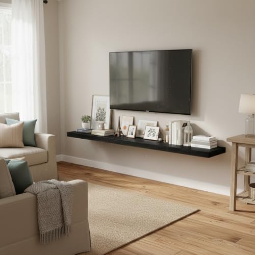 Deep Floating Shelves 55x12” Set of 2 (2 Count)