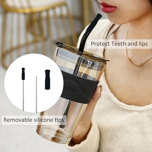 8Pcs Silicone Straw Tips
