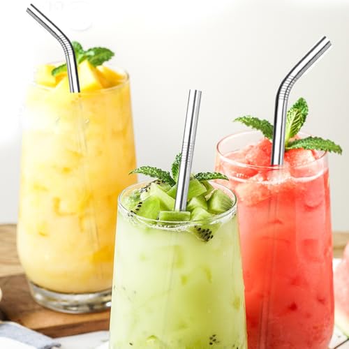 4 Pack 12.5 inchs Long Reusable Straws (4 Count)