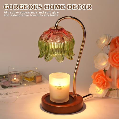 Glass Candle Warmer Lamp with Timer