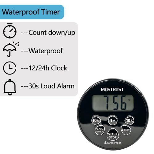 Digital Waterproof Shower Clock Timer