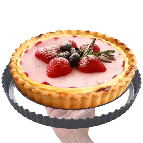 10 Inch Nonstick Tart Pan with Removable Bottom