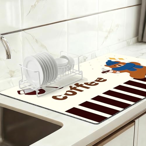 Dish Drying Mat for Kitchen Counter