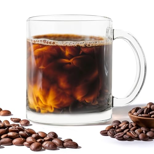 Glass Coffee Mugs (4 Count)