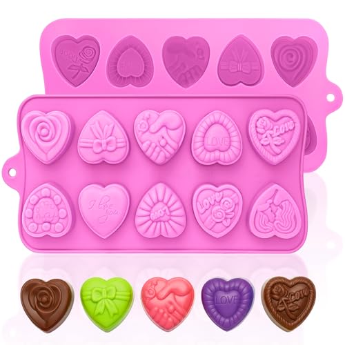 Heart Molds Silicone Valentine's Day Chocolate