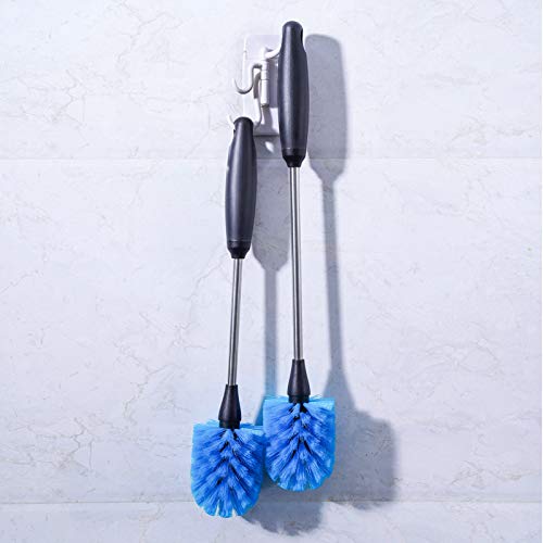 Stainless Steel Bottle Brush with Replaceable Head (2 Count)