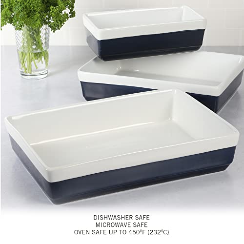 3 Piece Oven to Table Stoneware Bakeware Set