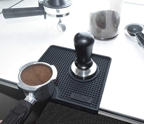 Espresso Tamping Mat I Food Safe Rubber Coffee Tamper Mat I Portafilter Mat For Baristas I Coffee Tamp Mat I Waterproof