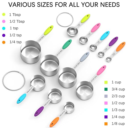 Nesting Measuring Cups and Spoons Set