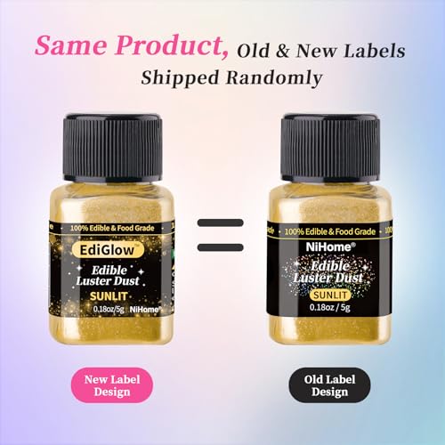 Edible Glitter Luster Dust for Drinks